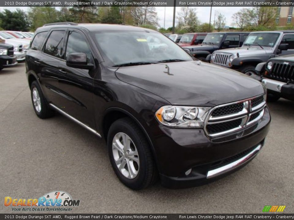 2013 Dodge Durango SXT AWD Rugged Brown Pearl / Dark Graystone/Medium Graystone Photo #4