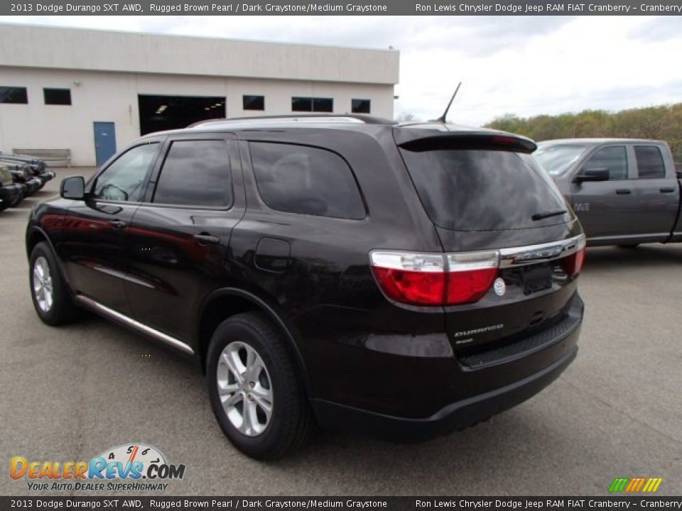 2013 Dodge Durango SXT AWD Rugged Brown Pearl / Dark Graystone/Medium Graystone Photo #8