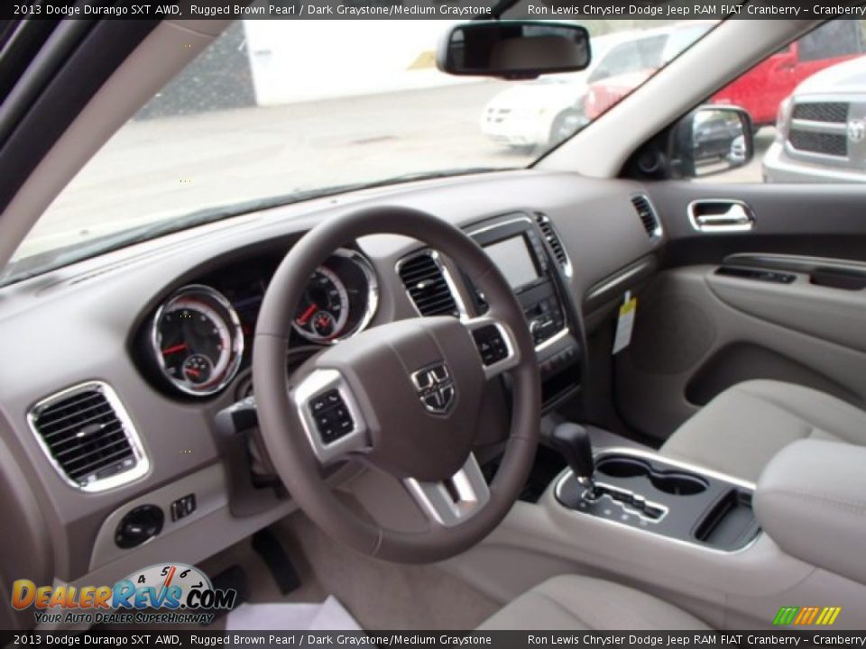 2013 Dodge Durango SXT AWD Rugged Brown Pearl / Dark Graystone/Medium Graystone Photo #10