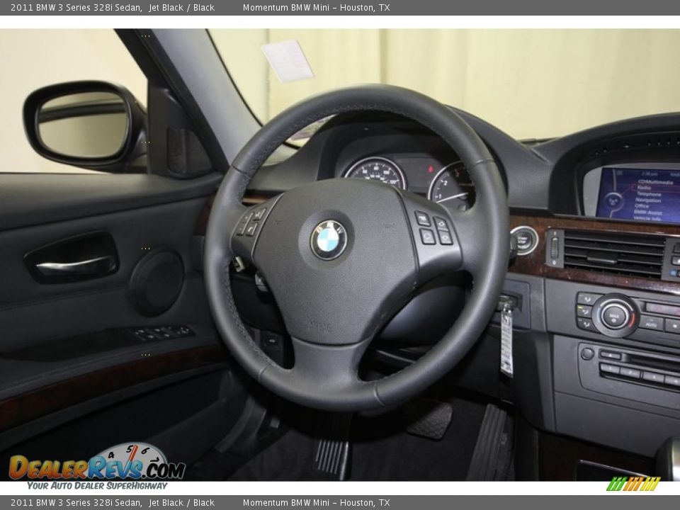 2011 BMW 3 Series 328i Sedan Jet Black / Black Photo #33