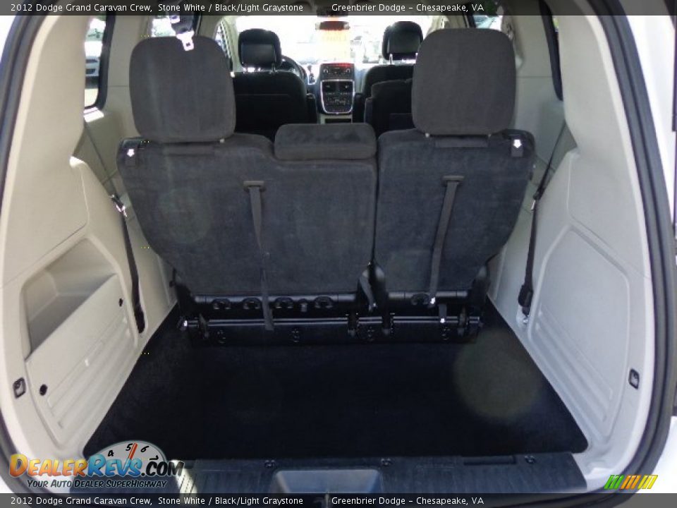 2012 Dodge Grand Caravan Crew Stone White / Black/Light Graystone Photo #17