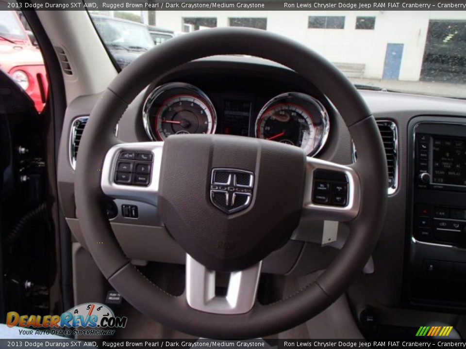 2013 Dodge Durango SXT AWD Rugged Brown Pearl / Dark Graystone/Medium Graystone Photo #19