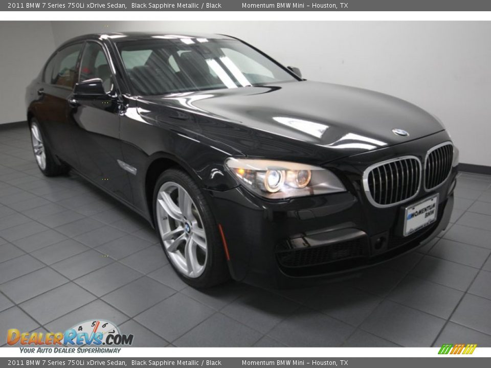 2011 BMW 7 Series 750Li xDrive Sedan Black Sapphire Metallic / Black Photo #1