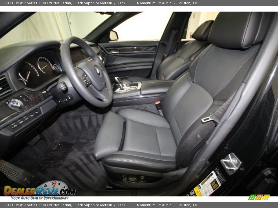 2011 BMW 7 Series 750Li xDrive Sedan Black Sapphire Metallic / Black Photo #3