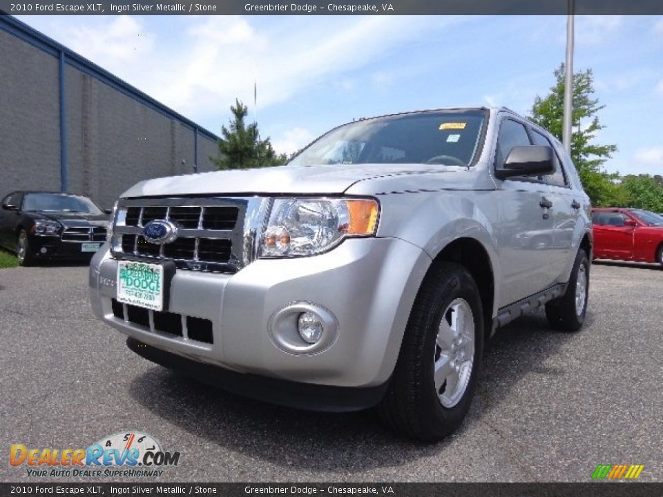 2010 Ford Escape XLT Ingot Silver Metallic / Stone Photo #1