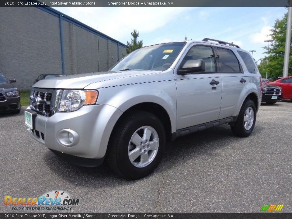 2010 Ford Escape XLT Ingot Silver Metallic / Stone Photo #2