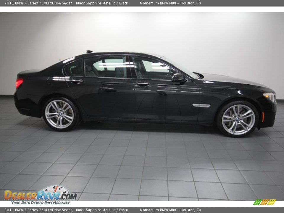 2011 BMW 7 Series 750Li xDrive Sedan Black Sapphire Metallic / Black Photo #7