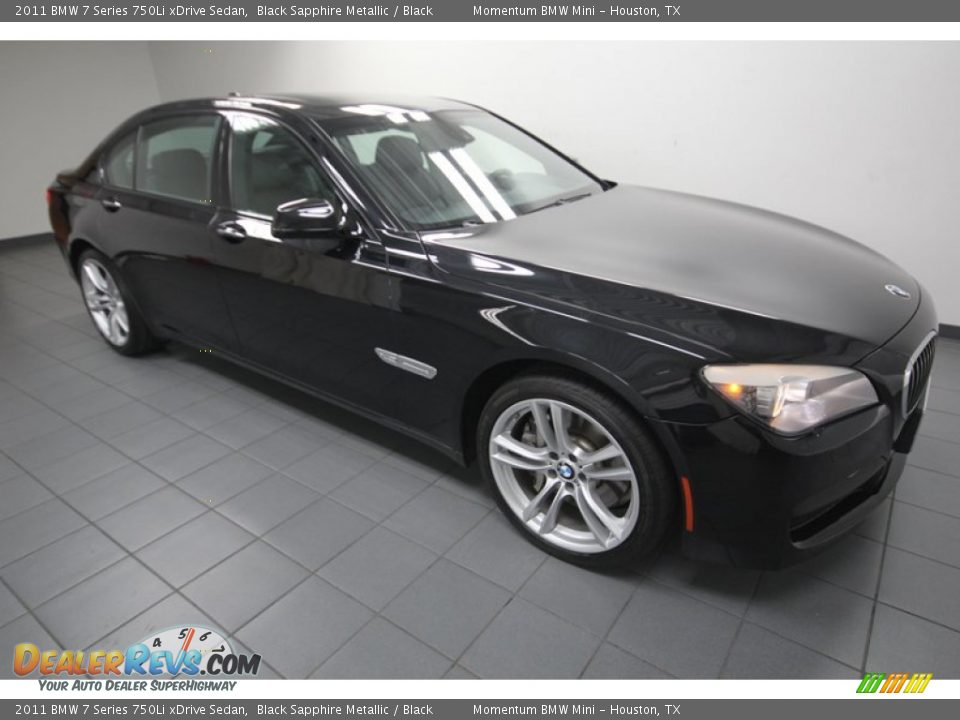 2011 BMW 7 Series 750Li xDrive Sedan Black Sapphire Metallic / Black Photo #8