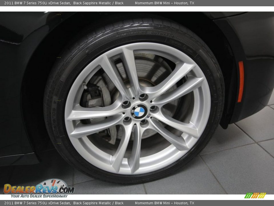 2011 BMW 7 Series 750Li xDrive Sedan Black Sapphire Metallic / Black Photo #10