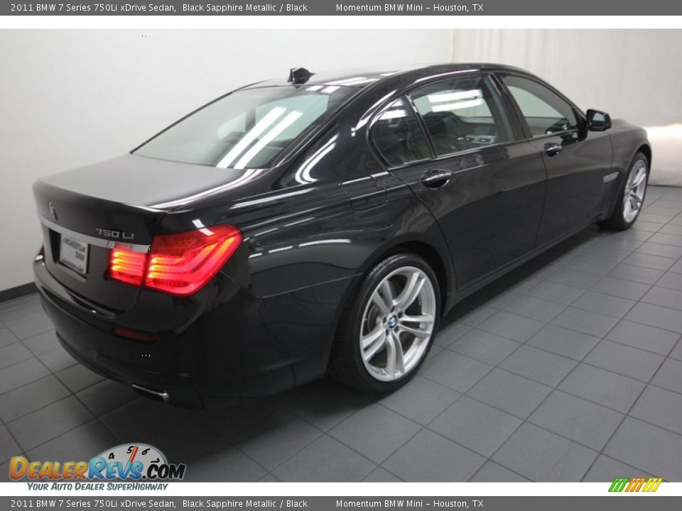 2011 BMW 7 Series 750Li xDrive Sedan Black Sapphire Metallic / Black Photo #11