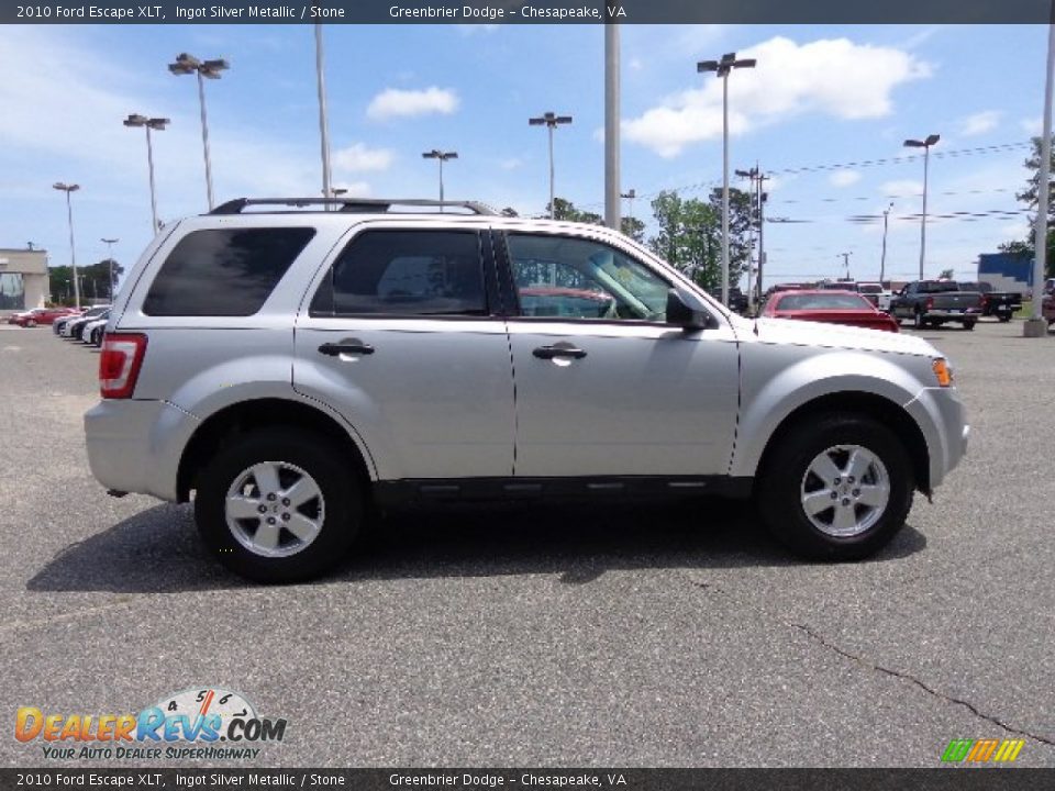 2010 Ford Escape XLT Ingot Silver Metallic / Stone Photo #7