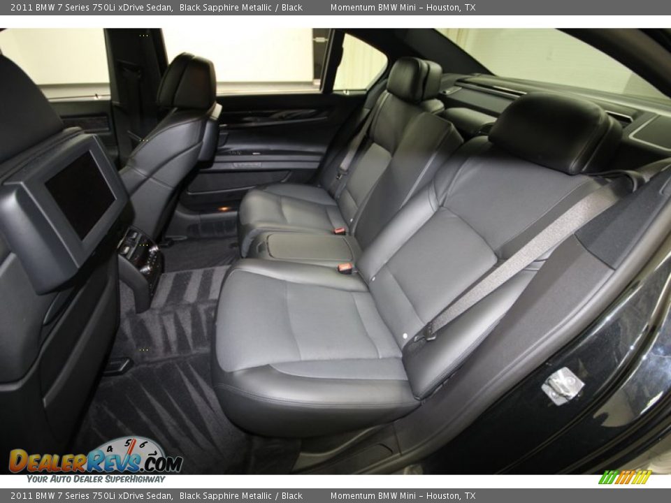 2011 BMW 7 Series 750Li xDrive Sedan Black Sapphire Metallic / Black Photo #14