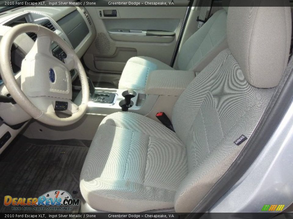 2010 Ford Escape XLT Ingot Silver Metallic / Stone Photo #11