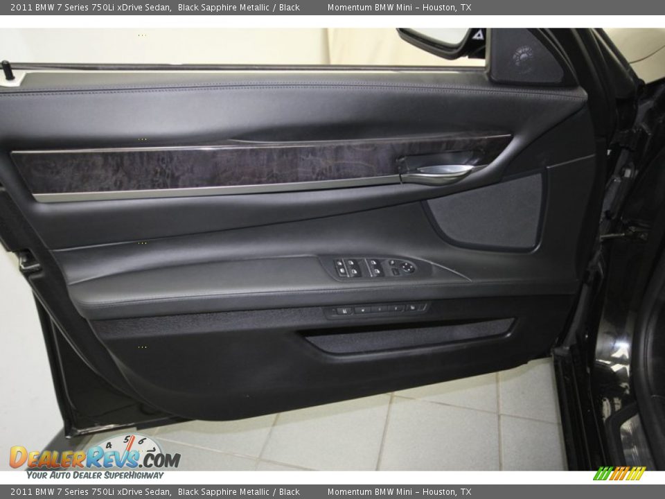 2011 BMW 7 Series 750Li xDrive Sedan Black Sapphire Metallic / Black Photo #15