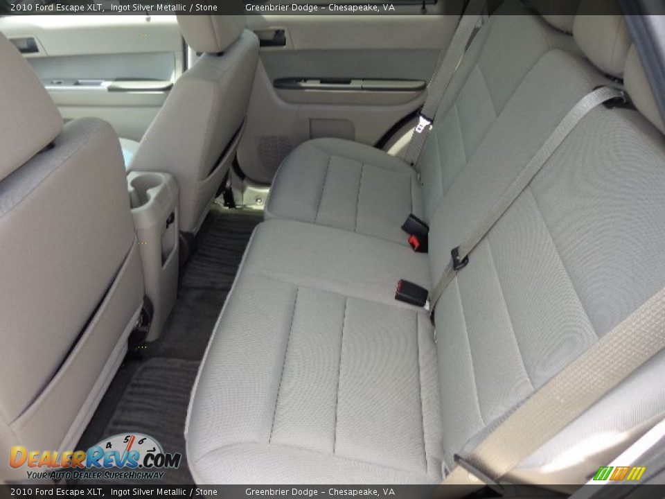 2010 Ford Escape XLT Ingot Silver Metallic / Stone Photo #12