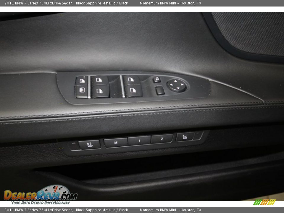 2011 BMW 7 Series 750Li xDrive Sedan Black Sapphire Metallic / Black Photo #16