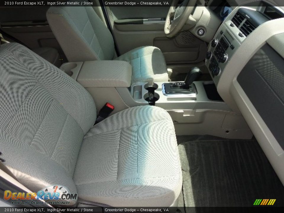 2010 Ford Escape XLT Ingot Silver Metallic / Stone Photo #13