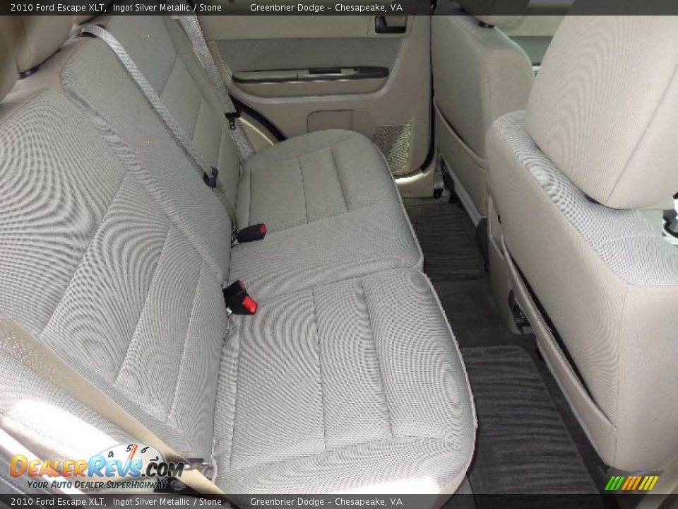 2010 Ford Escape XLT Ingot Silver Metallic / Stone Photo #14