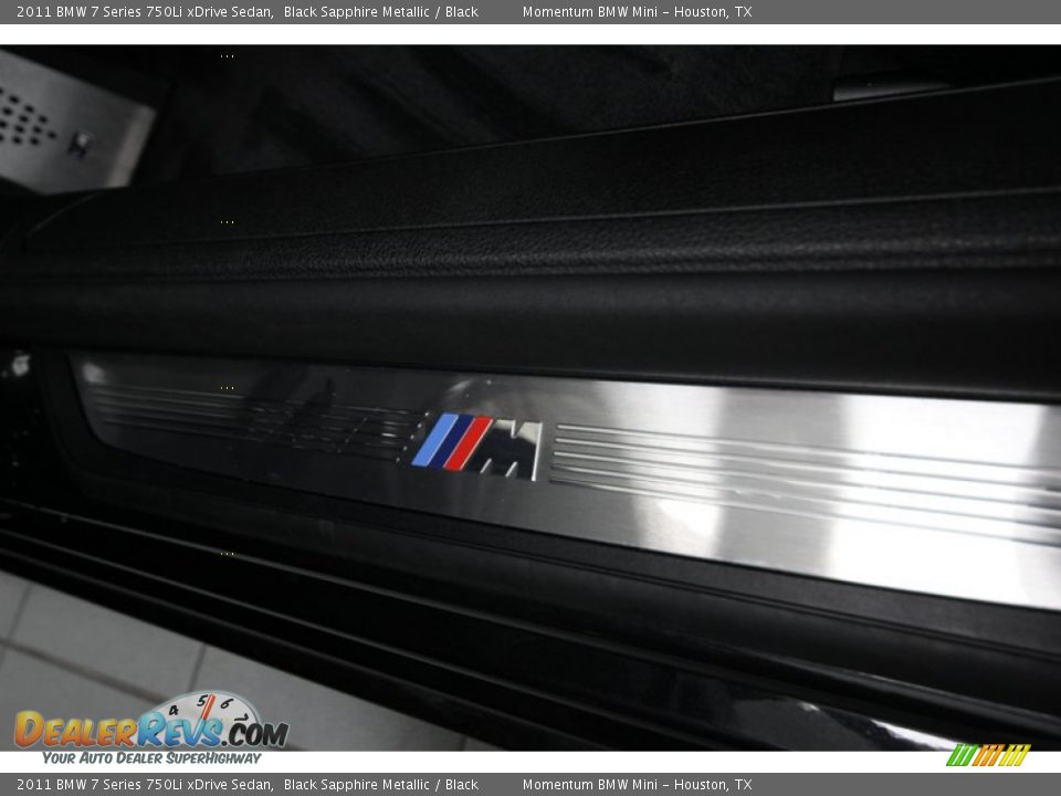 2011 BMW 7 Series 750Li xDrive Sedan Black Sapphire Metallic / Black Photo #18