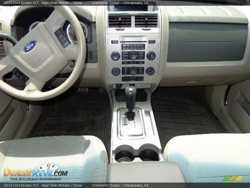 2010 Ford Escape XLT Ingot Silver Metallic / Stone Photo #16
