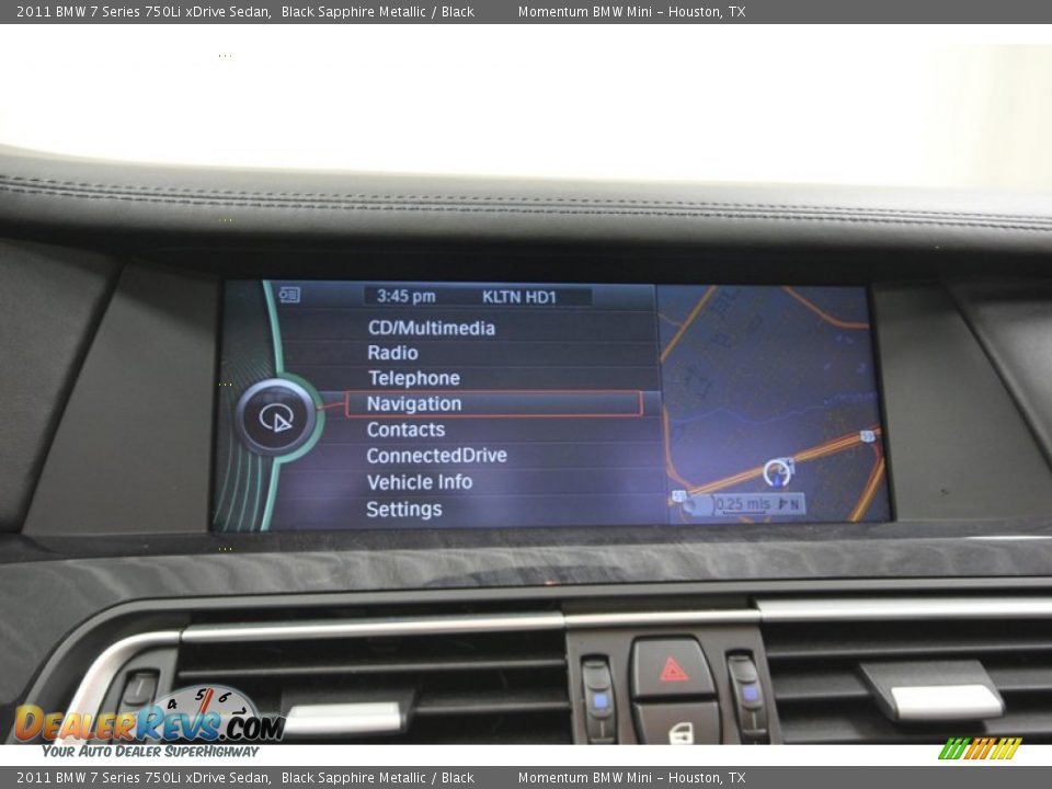 2011 BMW 7 Series 750Li xDrive Sedan Black Sapphire Metallic / Black Photo #22