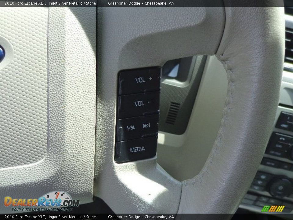2010 Ford Escape XLT Ingot Silver Metallic / Stone Photo #21