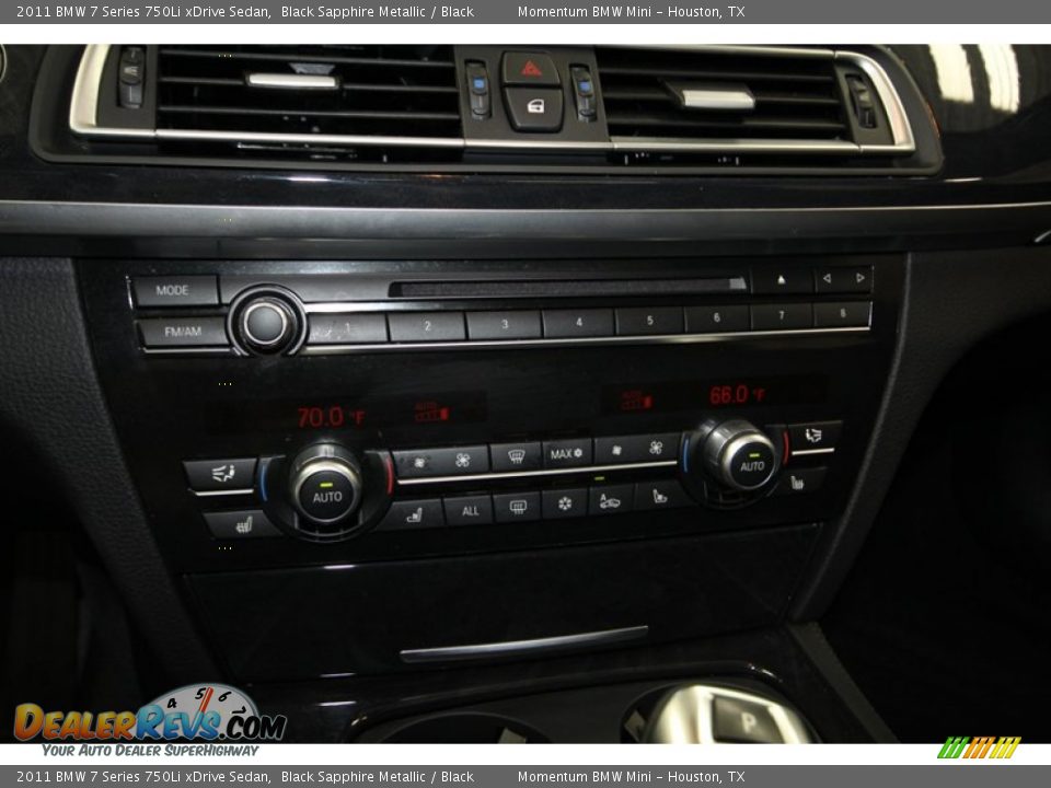 2011 BMW 7 Series 750Li xDrive Sedan Black Sapphire Metallic / Black Photo #24