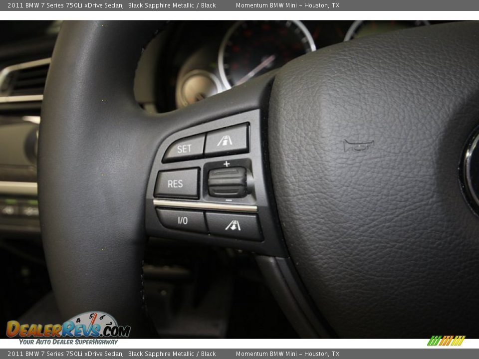 2011 BMW 7 Series 750Li xDrive Sedan Black Sapphire Metallic / Black Photo #30