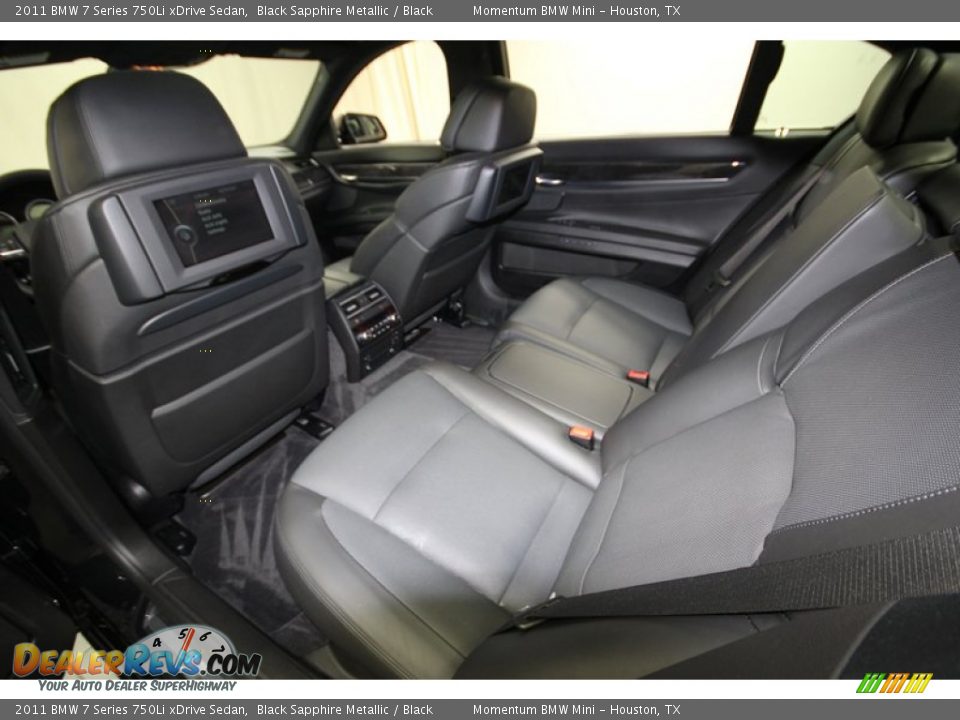 2011 BMW 7 Series 750Li xDrive Sedan Black Sapphire Metallic / Black Photo #33