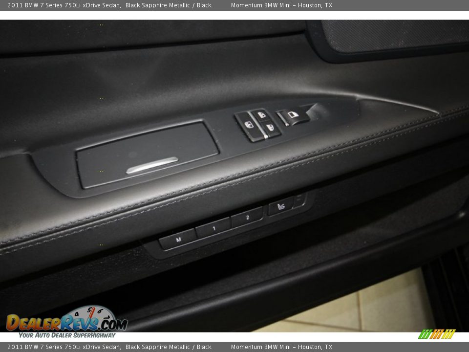 2011 BMW 7 Series 750Li xDrive Sedan Black Sapphire Metallic / Black Photo #35