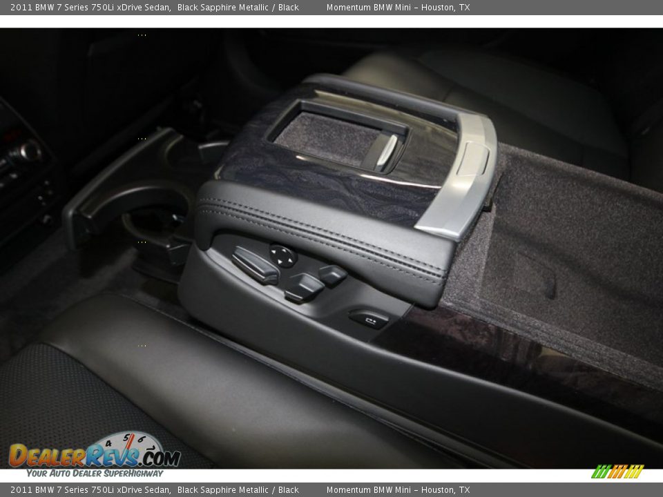 2011 BMW 7 Series 750Li xDrive Sedan Black Sapphire Metallic / Black Photo #36
