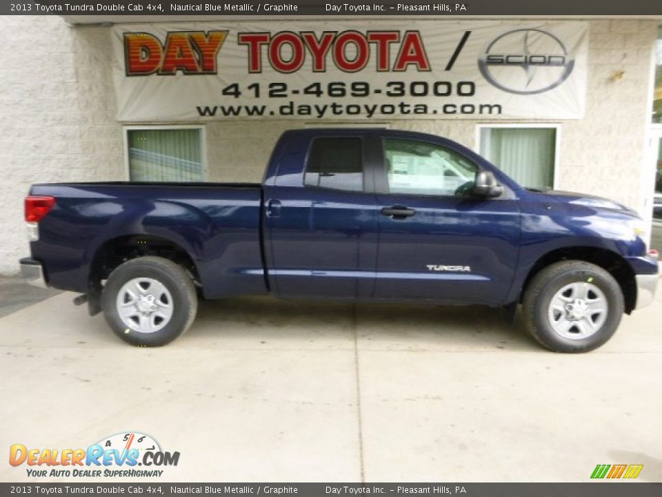 2013 Toyota Tundra Double Cab 4x4 Nautical Blue Metallic / Graphite Photo #1