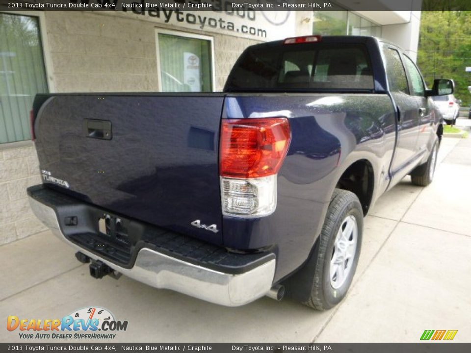2013 Toyota Tundra Double Cab 4x4 Nautical Blue Metallic / Graphite Photo #2