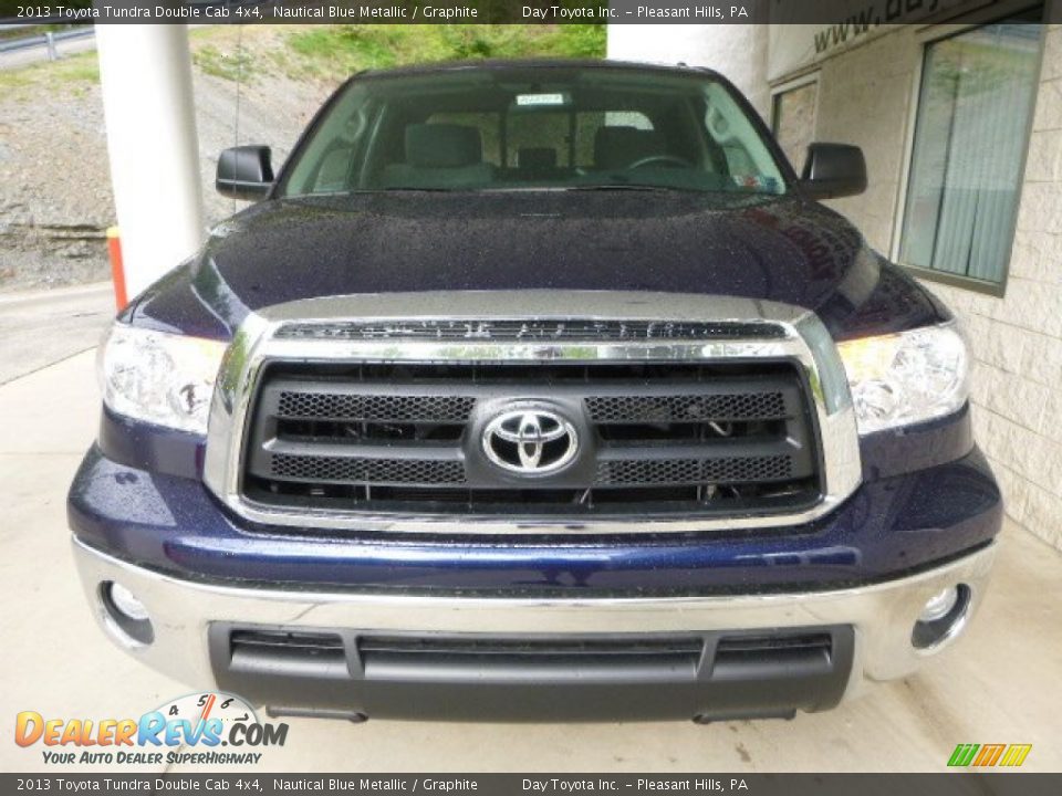 2013 Toyota Tundra Double Cab 4x4 Nautical Blue Metallic / Graphite Photo #6