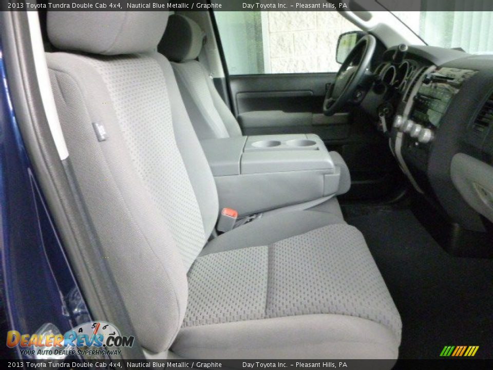 2013 Toyota Tundra Double Cab 4x4 Nautical Blue Metallic / Graphite Photo #9