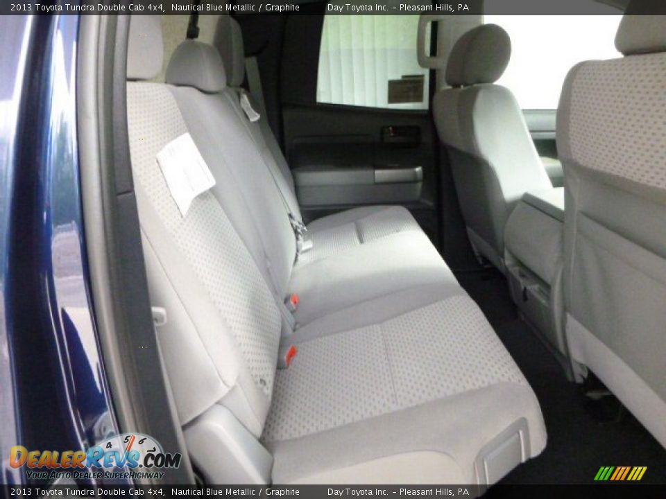 2013 Toyota Tundra Double Cab 4x4 Nautical Blue Metallic / Graphite Photo #12