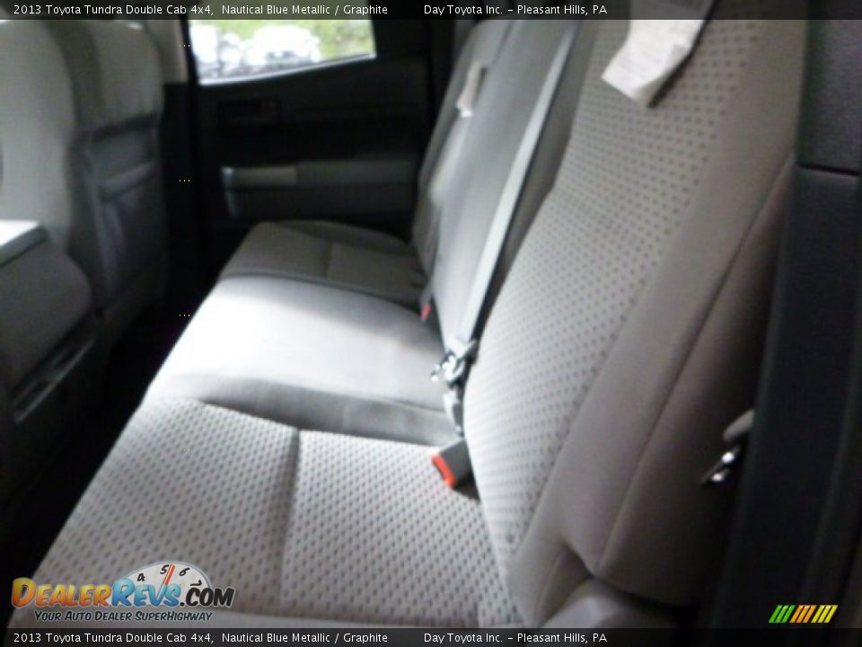 2013 Toyota Tundra Double Cab 4x4 Nautical Blue Metallic / Graphite Photo #14