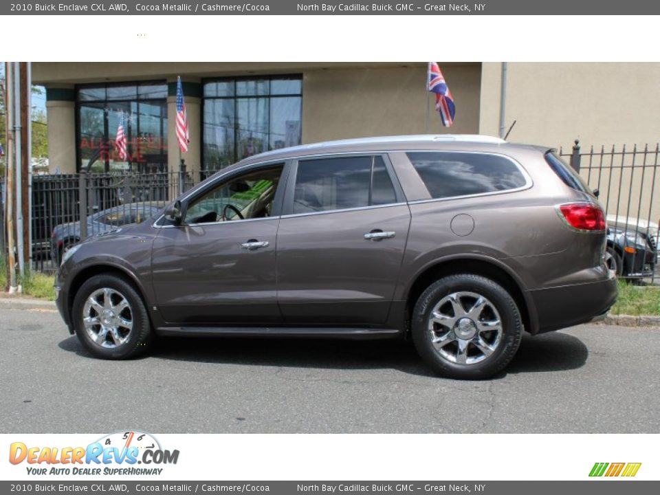 2010 Buick Enclave CXL AWD Cocoa Metallic / Cashmere/Cocoa Photo #3