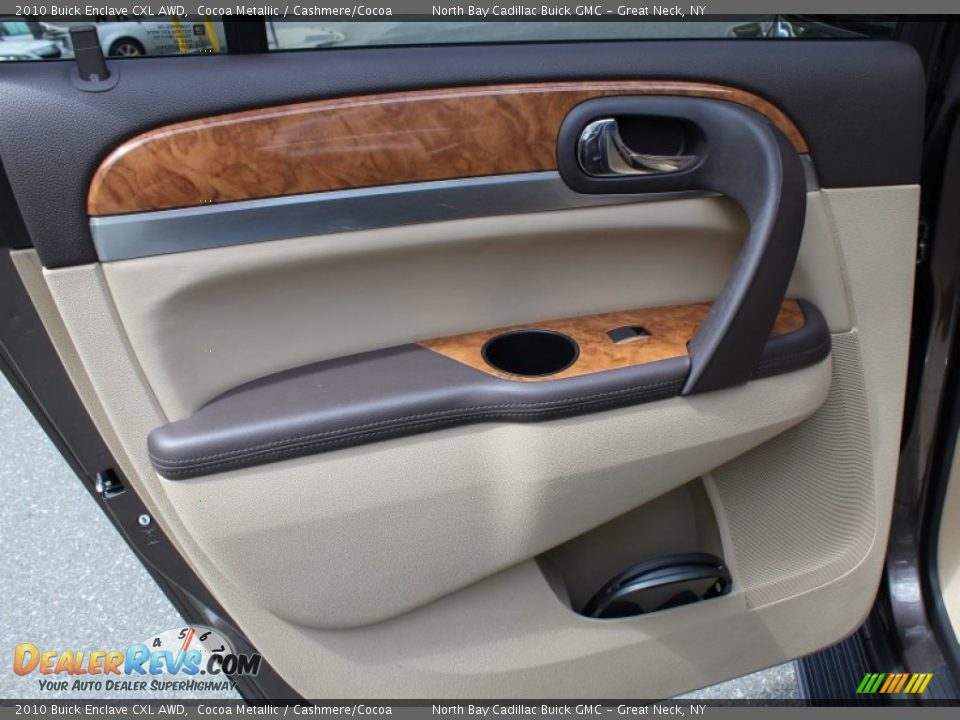 2010 Buick Enclave CXL AWD Cocoa Metallic / Cashmere/Cocoa Photo #15