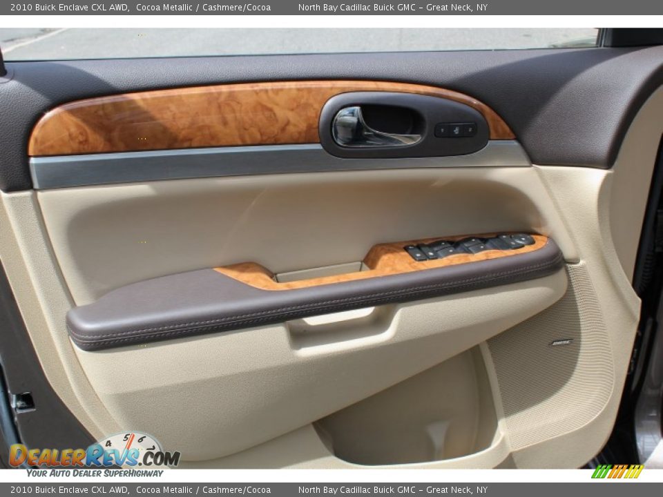 2010 Buick Enclave CXL AWD Cocoa Metallic / Cashmere/Cocoa Photo #20