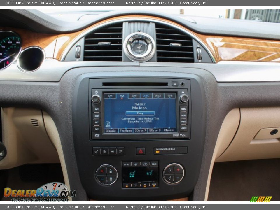 2010 Buick Enclave CXL AWD Cocoa Metallic / Cashmere/Cocoa Photo #22