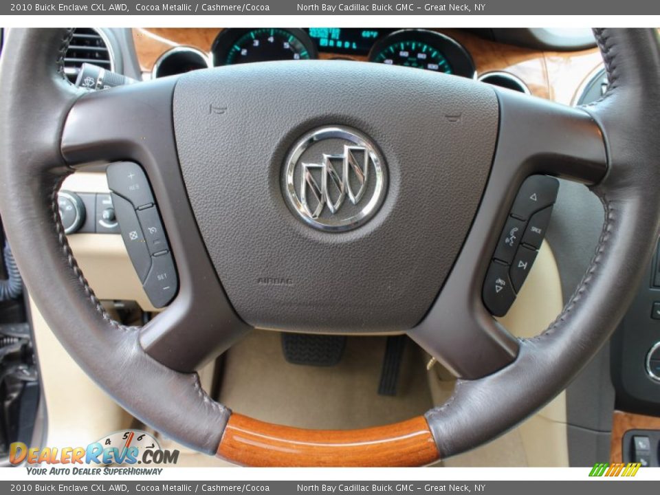 2010 Buick Enclave CXL AWD Cocoa Metallic / Cashmere/Cocoa Photo #27