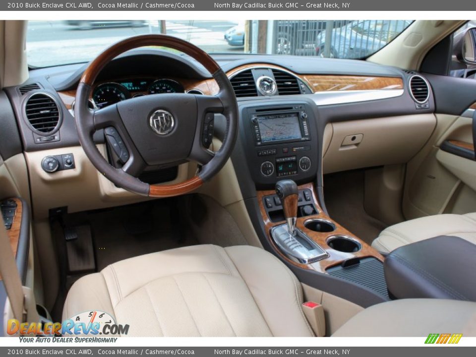 Cashmere/Cocoa Interior - 2010 Buick Enclave CXL AWD Photo #28