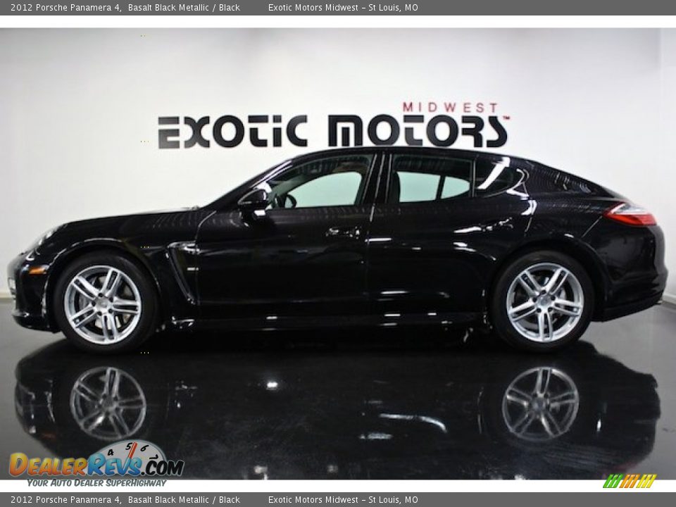 2012 Porsche Panamera 4 Basalt Black Metallic / Black Photo #1