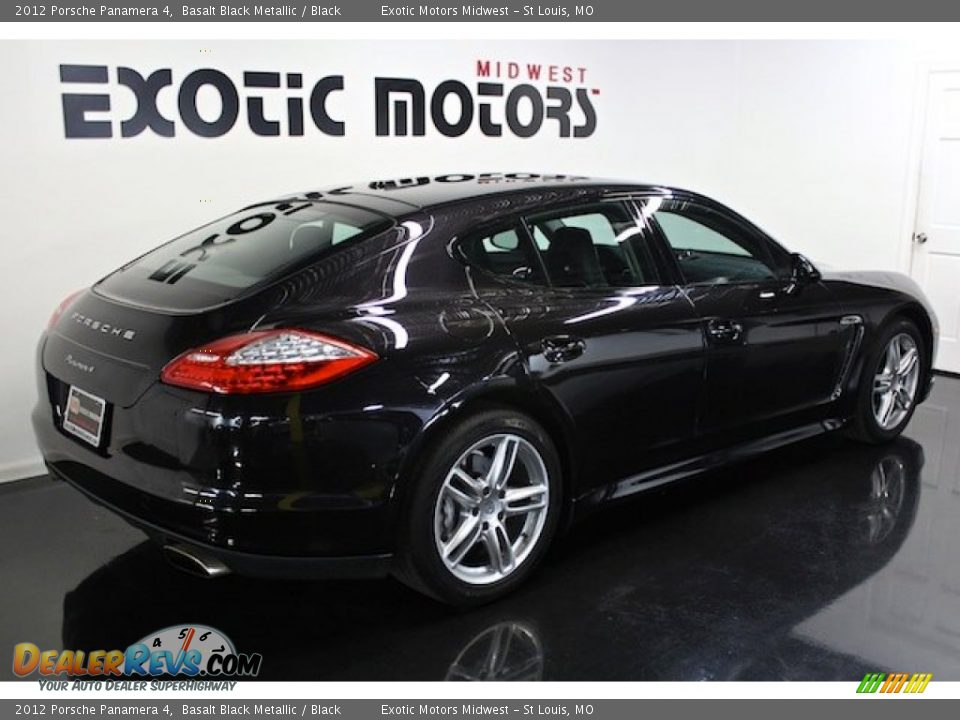 2012 Porsche Panamera 4 Basalt Black Metallic / Black Photo #11