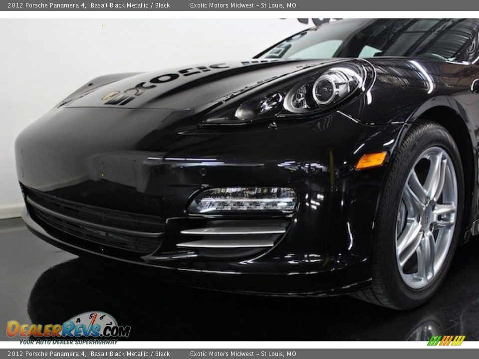 2012 Porsche Panamera 4 Basalt Black Metallic / Black Photo #19