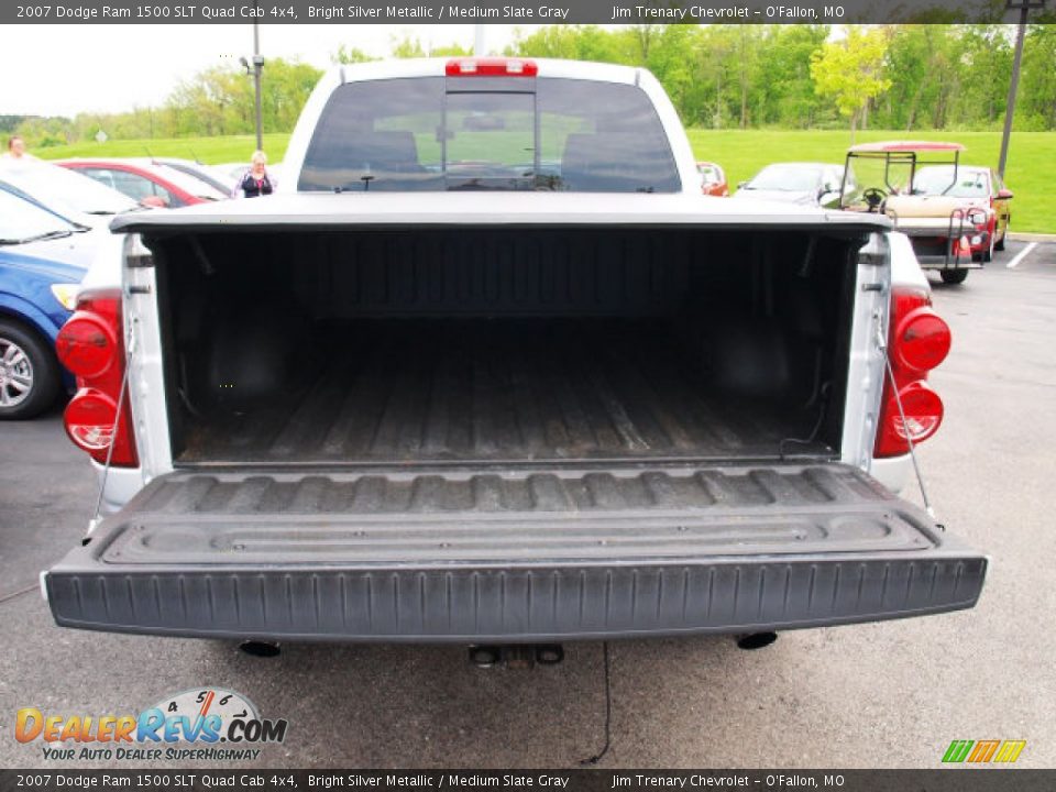 2007 Dodge Ram 1500 SLT Quad Cab 4x4 Bright Silver Metallic / Medium Slate Gray Photo #5