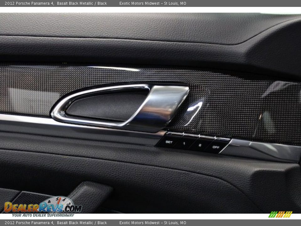 2012 Porsche Panamera 4 Basalt Black Metallic / Black Photo #29