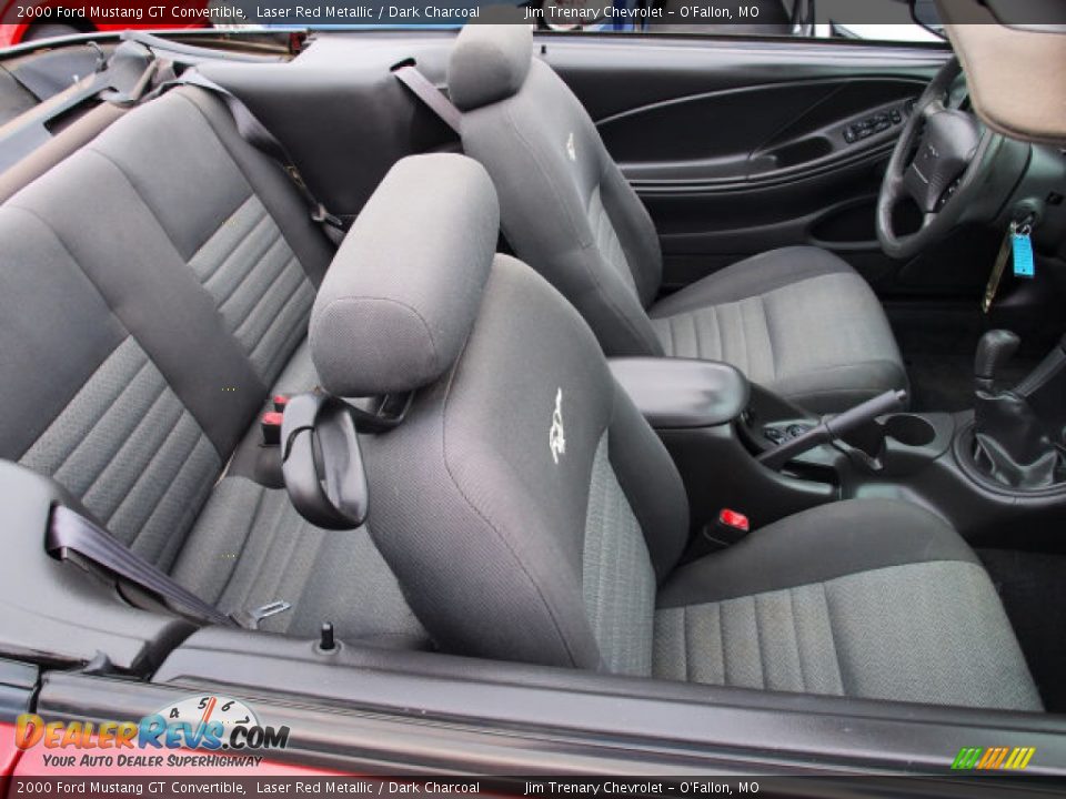 Dark Charcoal Interior - 2000 Ford Mustang GT Convertible Photo #10