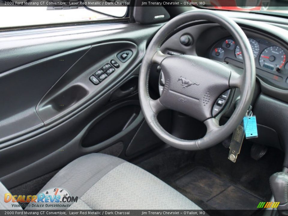 2000 Ford Mustang GT Convertible Steering Wheel Photo #12